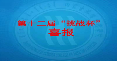 鸿德在第十二届全区“挑战杯”竞赛中喜获佳绩