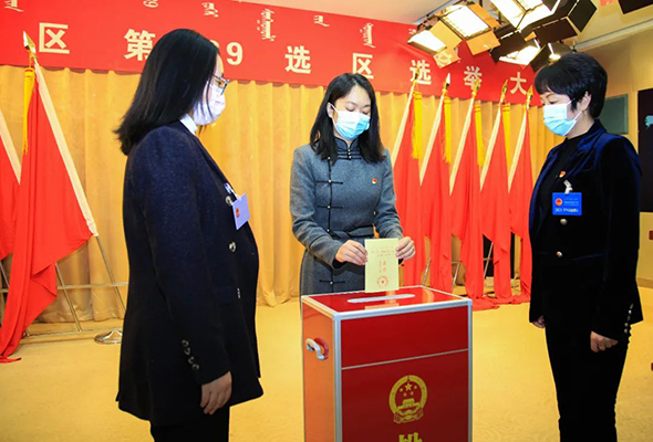 内蒙古鸿德文理学院圆满完成呼和浩特市新城区第十八届人民代表大会第89选区选举工作